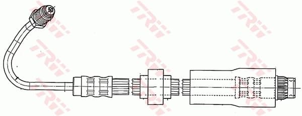 Flexible de frein TRW Automotive