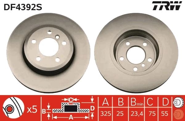 Disque de frein TRW Automotive