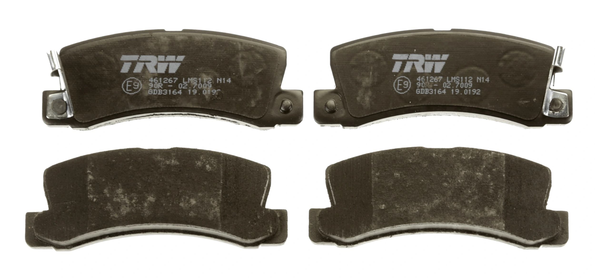 Kit de plaquettes de frein, frein à disque TRW Automotive