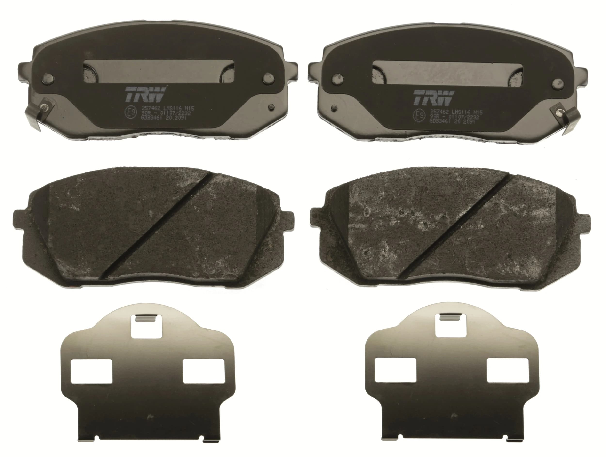 Kit de plaquettes de frein, frein à disque TRW Automotive