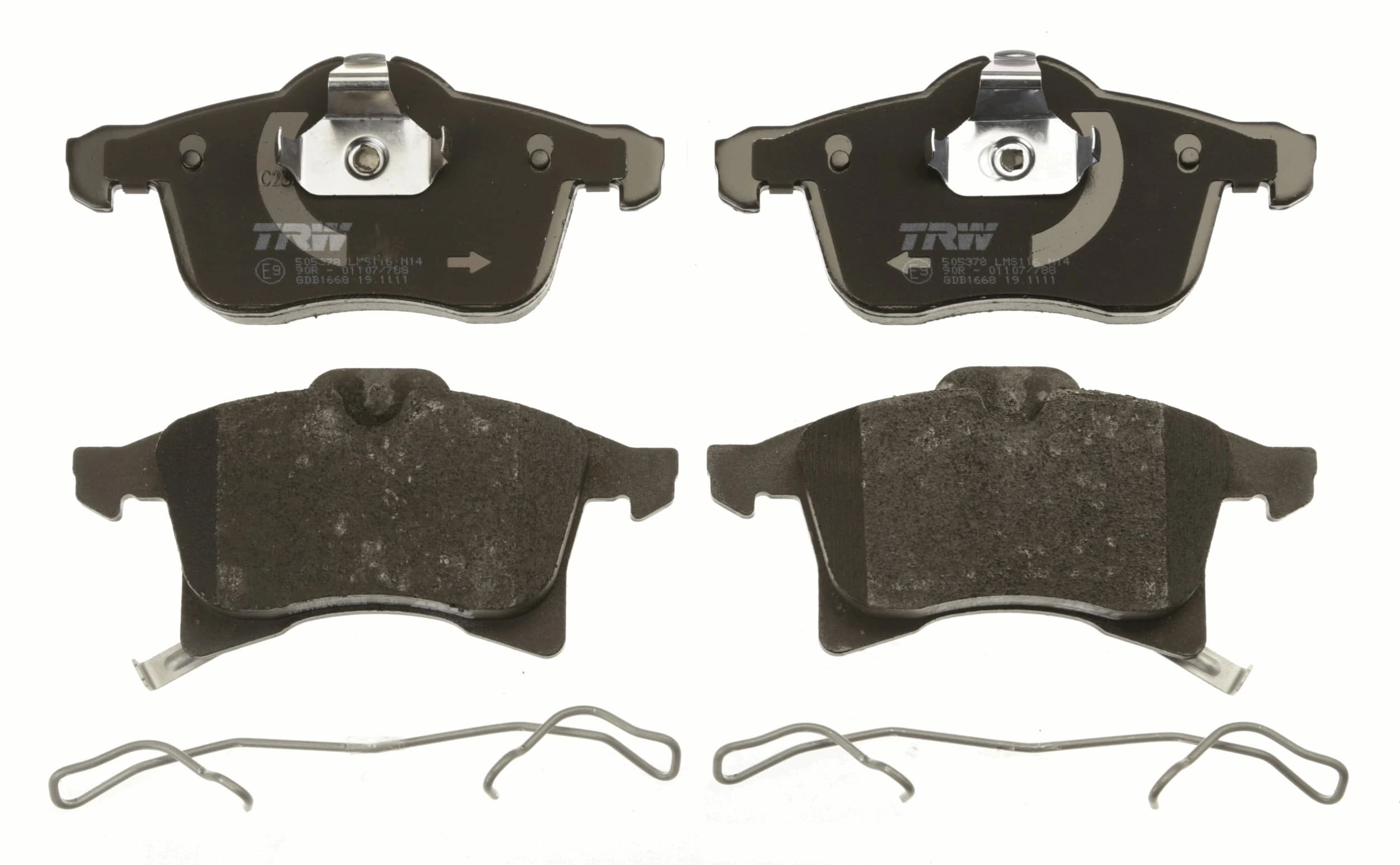 Kit de plaquettes de frein, frein à disque TRW Automotive