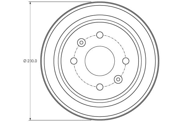 Tambour de frein TRW Automotive