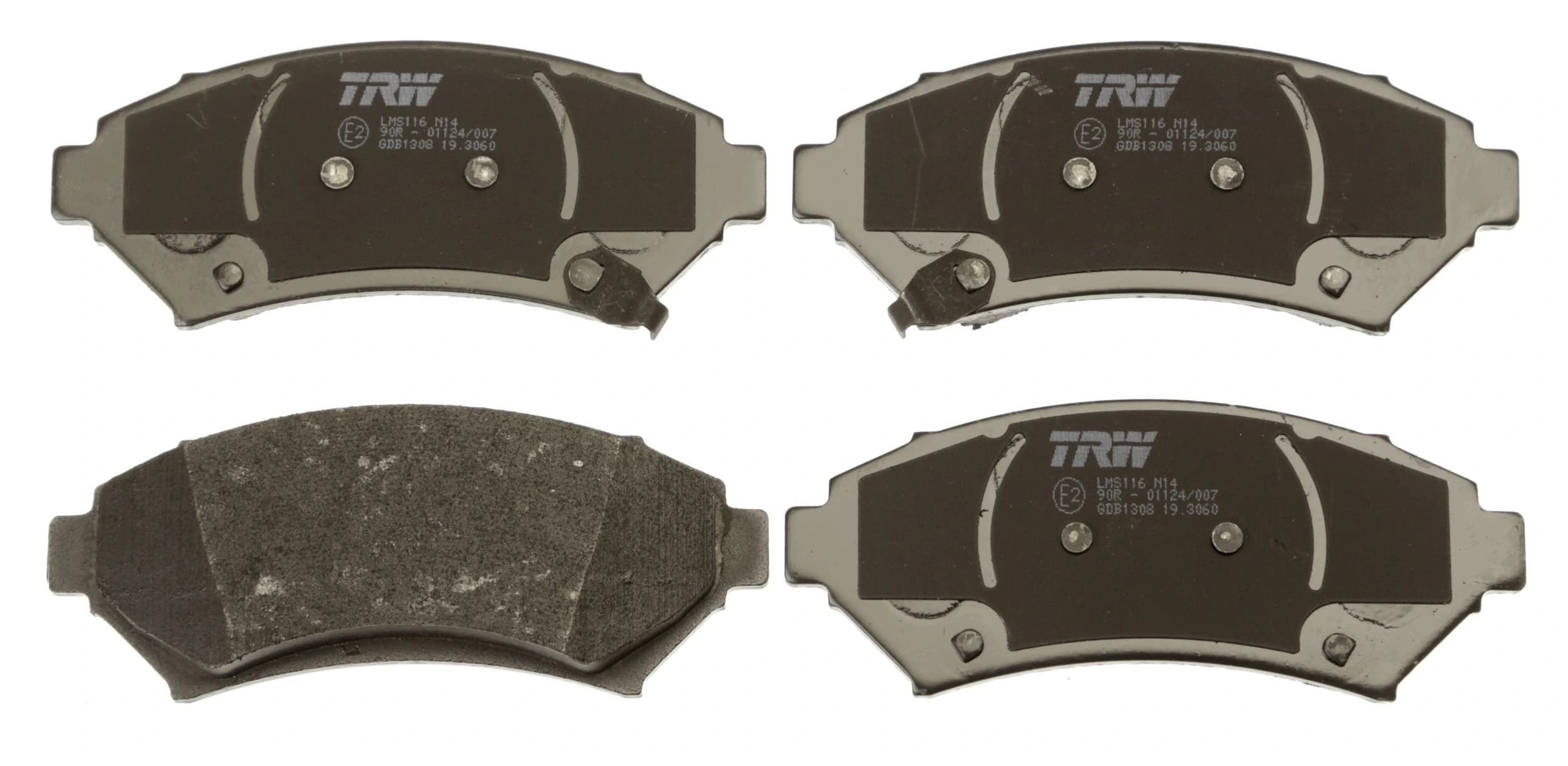 Kit de plaquettes de frein, frein à disque TRW Automotive