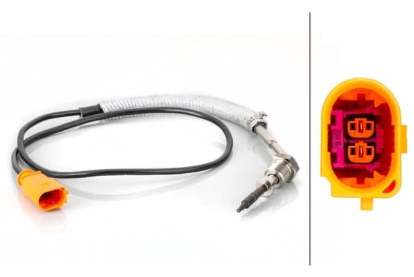 Capteur, température des gaz Hella