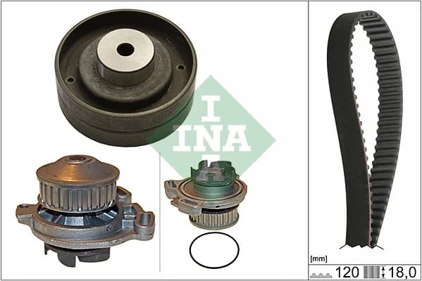 Pompe à eau + kit de courroie crantée - image 1