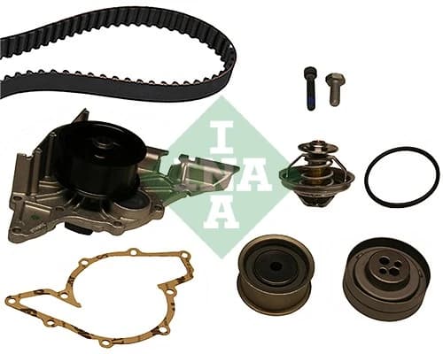 Pompe à eau + kit de courroie crantée INA