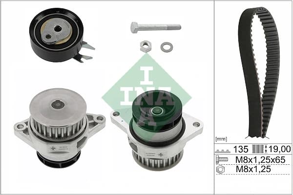 Pompe à eau + kit de courroie crantée - image 1