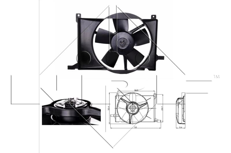 Ventilateur, refroidissement du moteur NRF