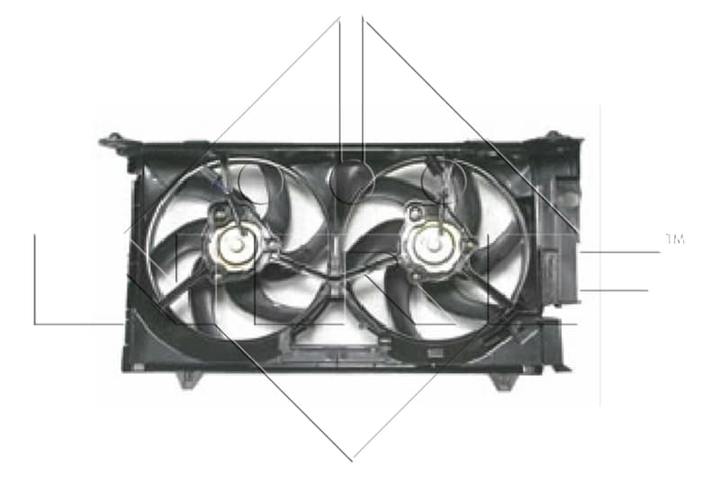 Ventilateur, refroidissement du moteur NRF