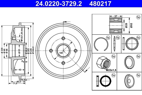 Tambour de frein - image 1