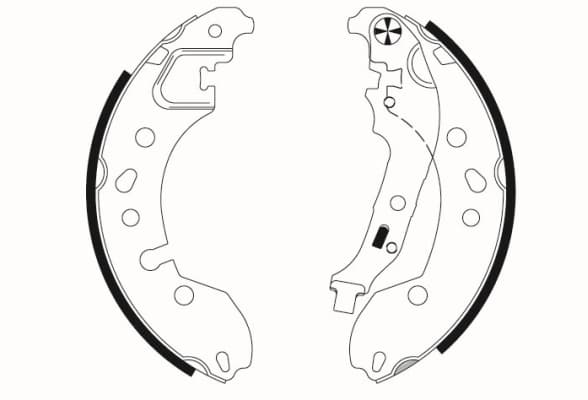 Jeu de mâchoires de frein Textar