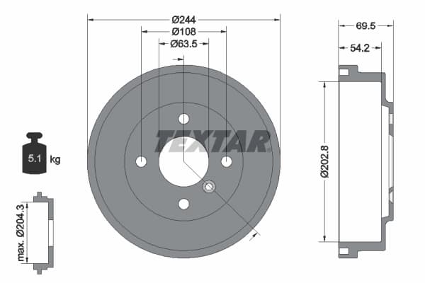 Tambour de frein - image 1