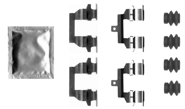 Kit d'accessoires, plaquette de frein à disque - image 1