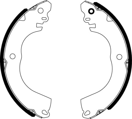 Jeu de mâchoires de frein Textar