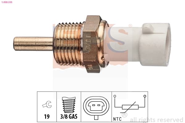 Sonde, température du liquide de refroidissement EPS
