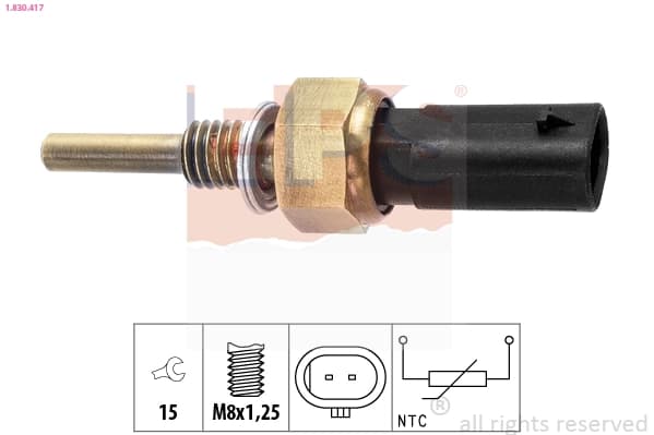 Sonde, température du liquide de refroidissement EPS