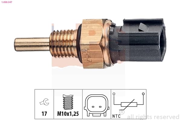 Sonde, température du liquide de refroidissement EPS
