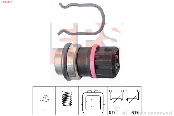 Sonde, température du liquide de refroidissement EPS
