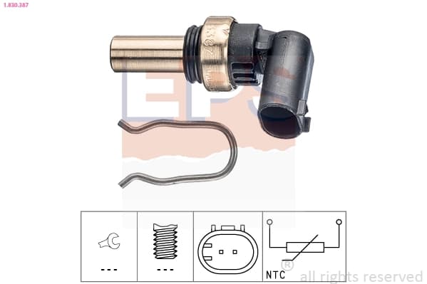Sonde, température du liquide de refroidissement EPS