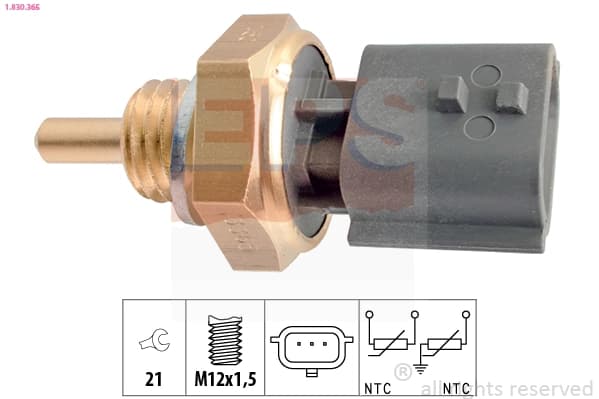 Sonde, température du liquide de refroidissement EPS