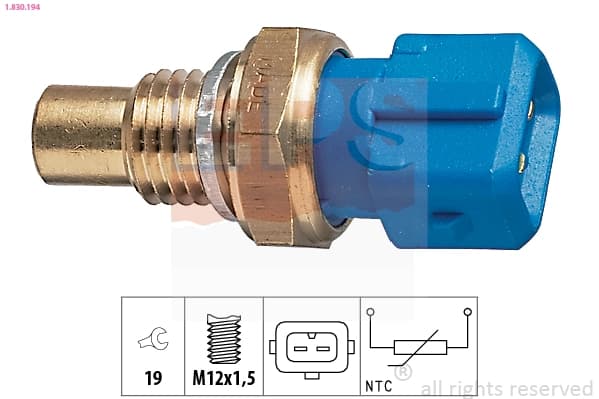 Sonde, température du liquide de refroidissement EPS