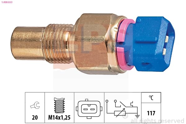 Sonde, température du liquide de refroidissement EPS