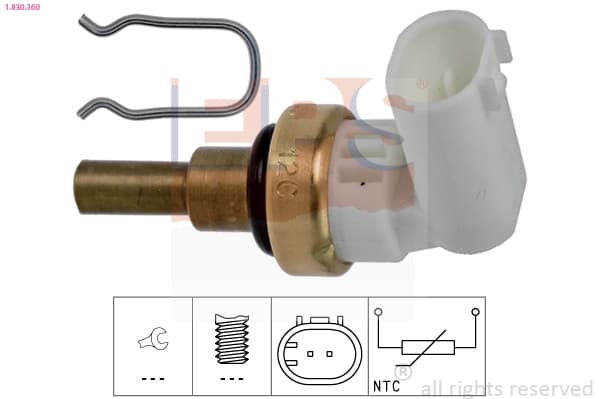 Sonde, température du liquide de refroidissement EPS
