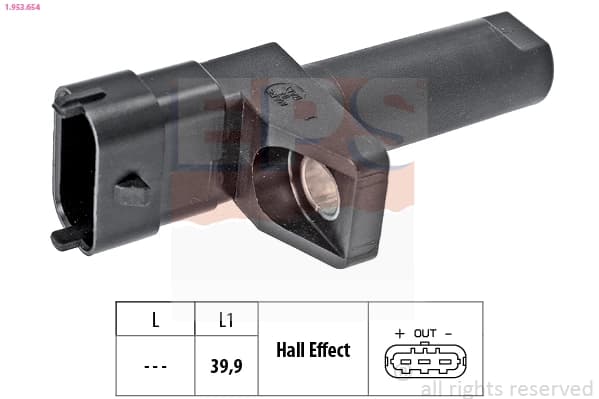 Capteur d'angle, vilebrequin EPS