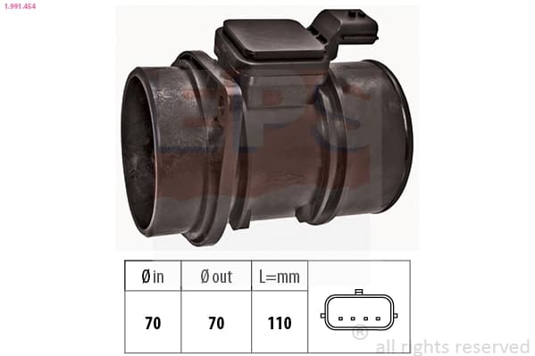 Débitmètre de masse d'air EPS