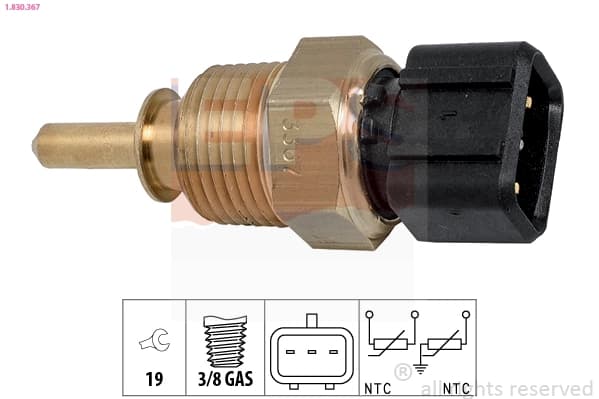 Sonde, température du liquide de refroidissement EPS