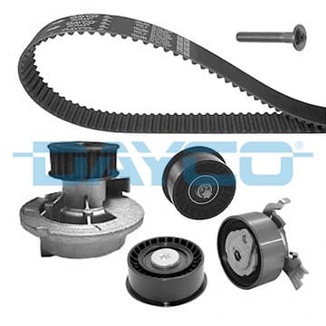 Pompe à eau + kit de courroie crantée Dayco