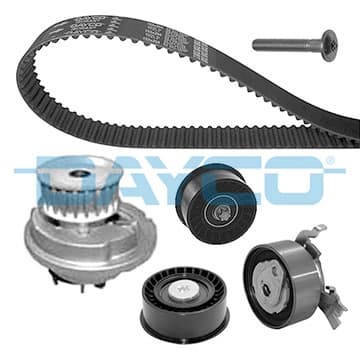 Pompe à eau + kit de courroie crantée Dayco
