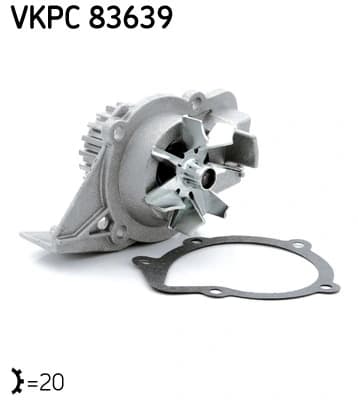 Pompe à eau, refroidissement du moteur SKF