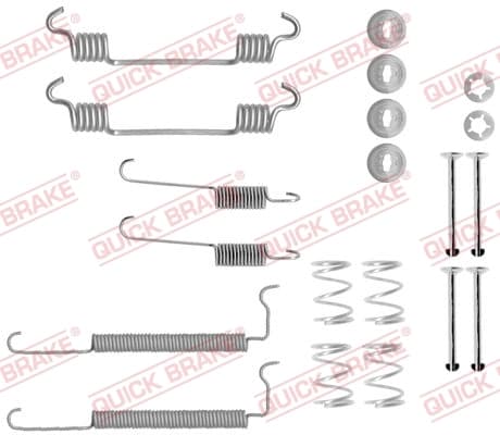 Kit d'accessoires, mâchoire de frein Quick Brake