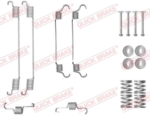 Kit d'accessoires, mâchoire de frein Quick Brake