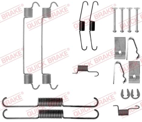 Kit d'accessoires, mâchoire de frein Quick Brake