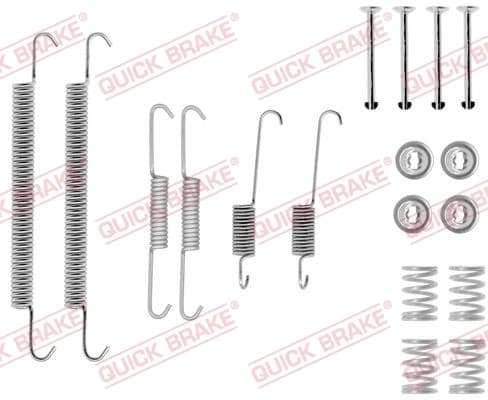 Kit d'accessoires, mâchoire de frein Quick Brake