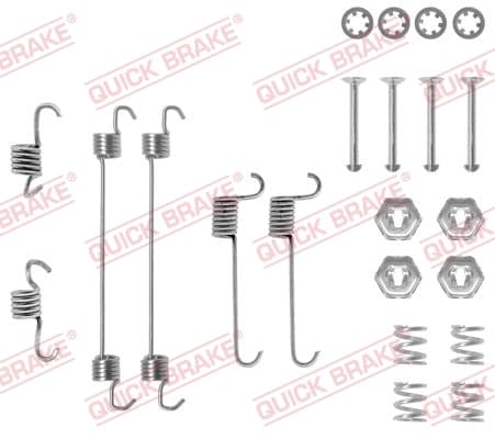 Kit d'accessoires, mâchoire de frein Quick Brake
