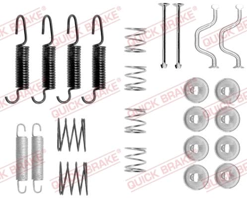Kit d'accessoires, mâchoires de frein de stationnement Quick Brake