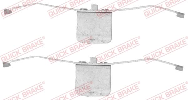 Kit d'accessoires, plaquette de frein à disque - image 1