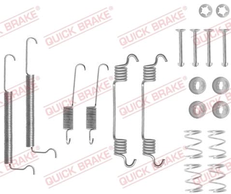 Kit d'accessoires, mâchoire de frein Quick Brake