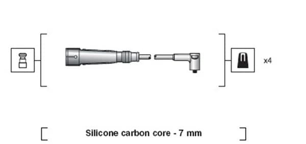 Kit de câbles d'allumage - image 1