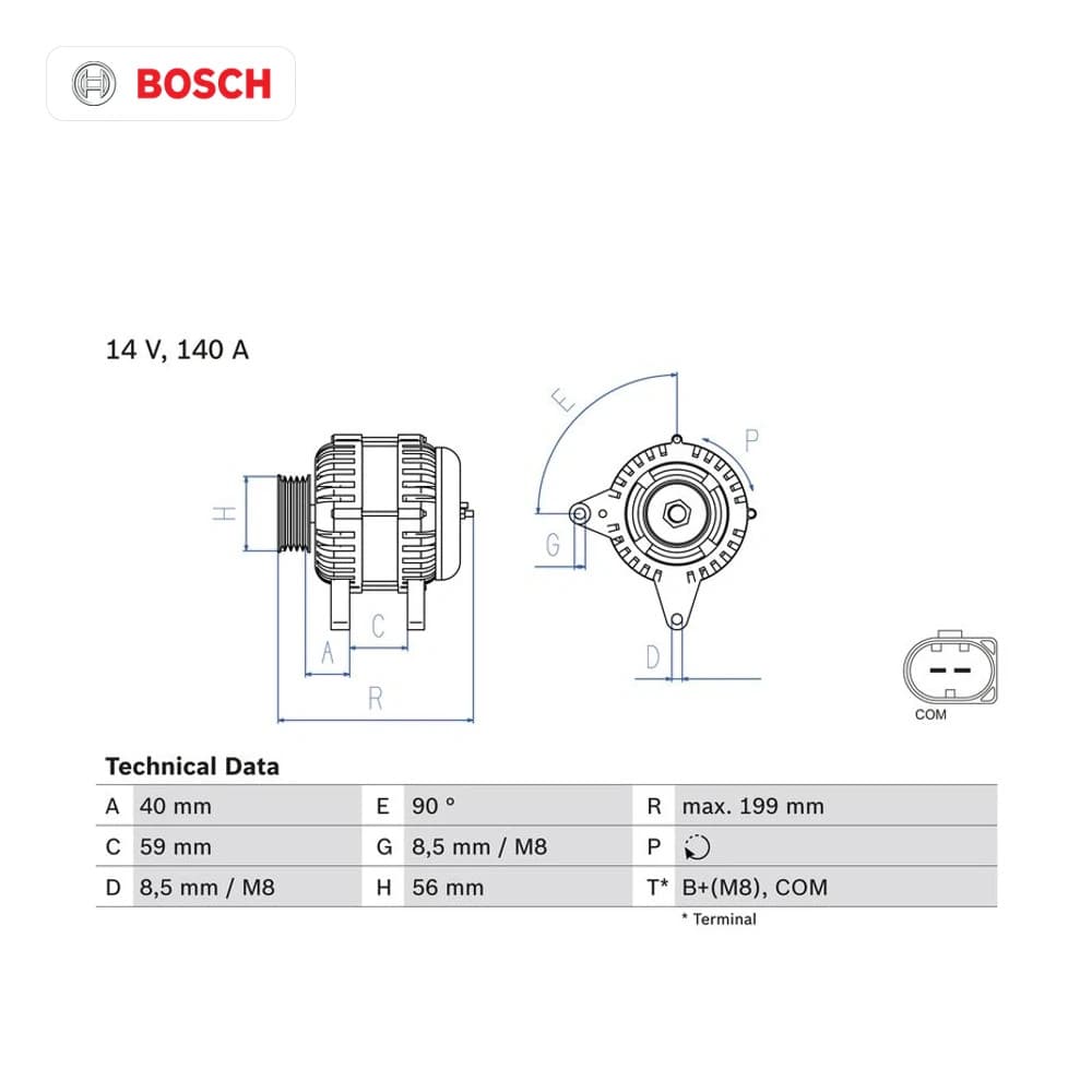 Alternateur BOSCH