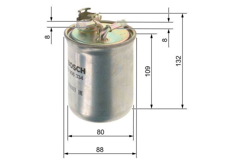 Filtre à carburant BOSCH
