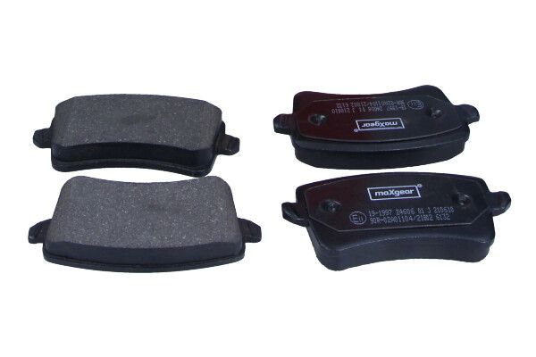 Kit de plaquettes de frein, frein à disque MAXGEAR