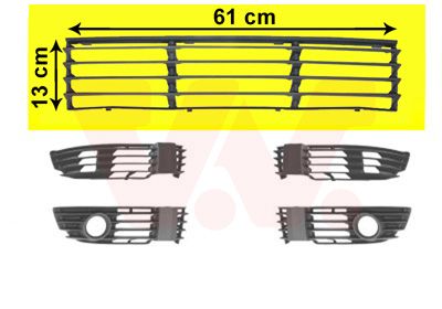 Grille de ventilation, pare-chocs - image 1