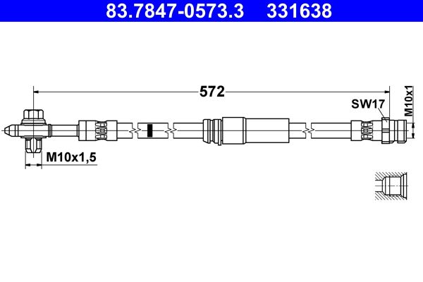 Flexible de frein - image 1