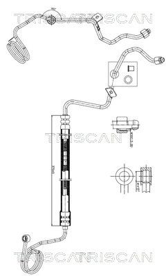 Tuyau hydraulique, direction - image 1