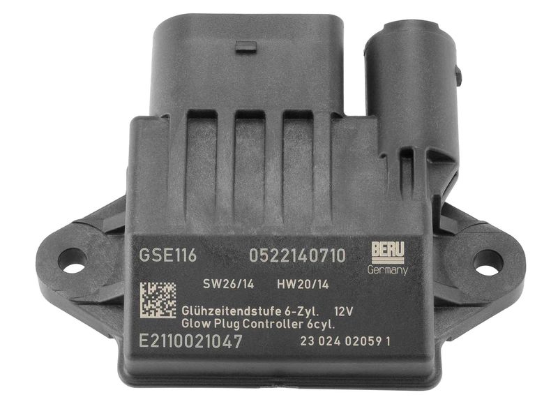 Calculateur, temps de préchauffage BorgWarner (BERU)