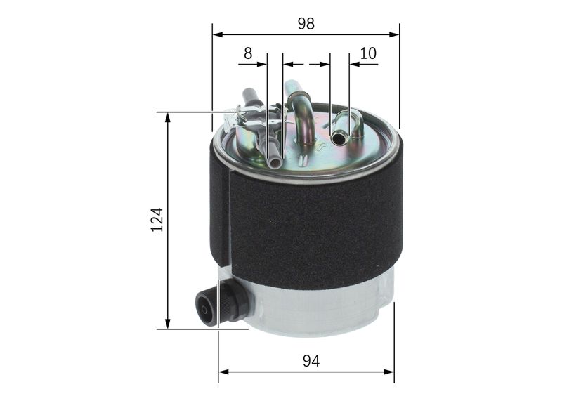Filtre à carburant BOSCH